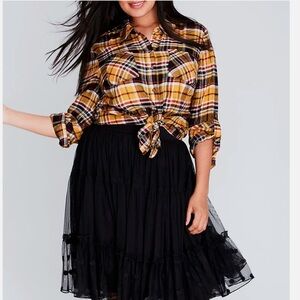 LANE BRYANT tulle layered skirt 22/24